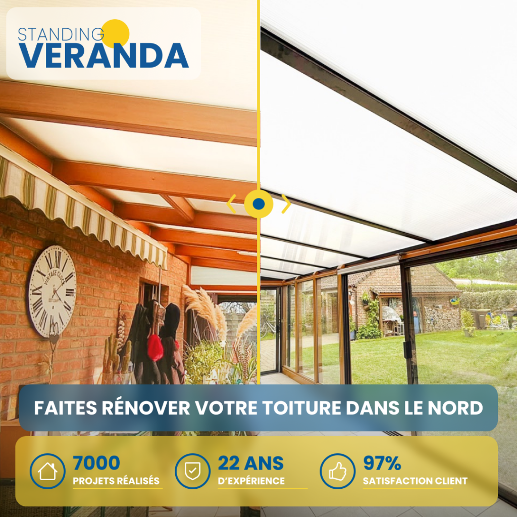 Rénovation veranda avant après
